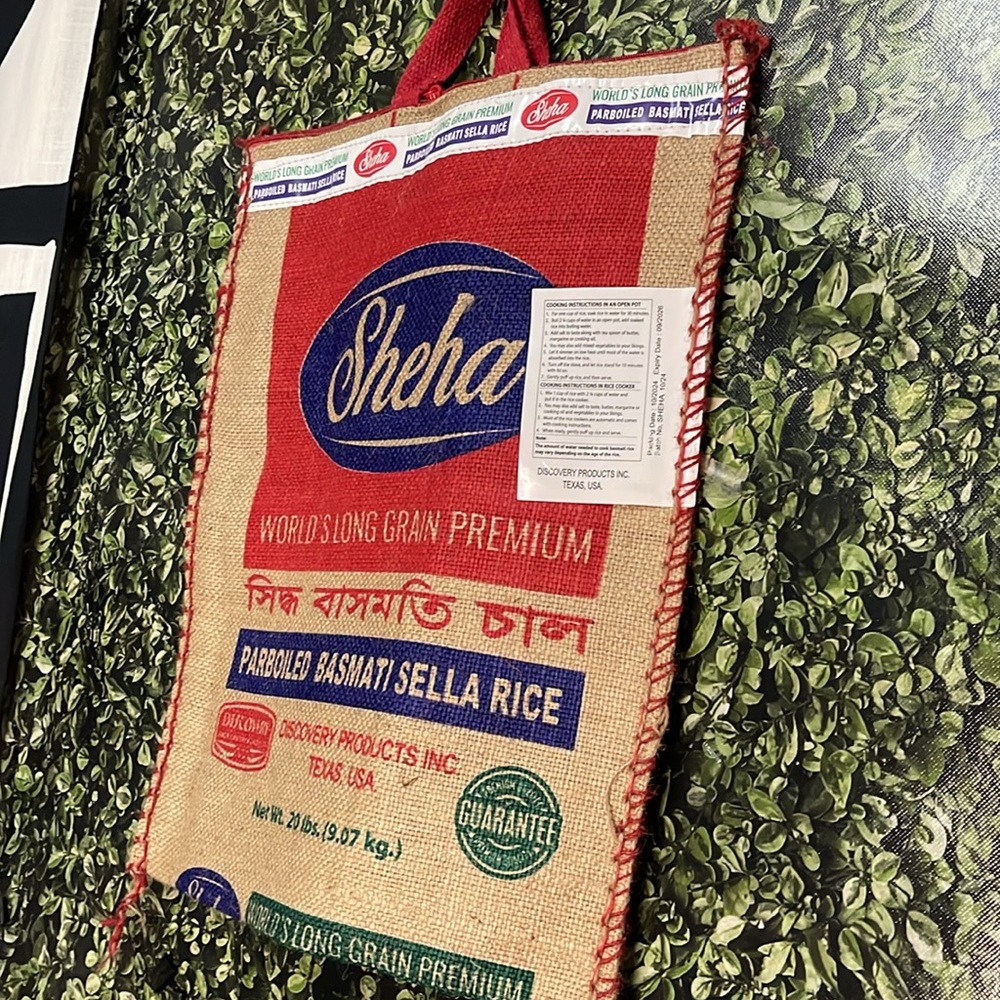 Sheha Rice Burlap Bag - Picture 15 of 16